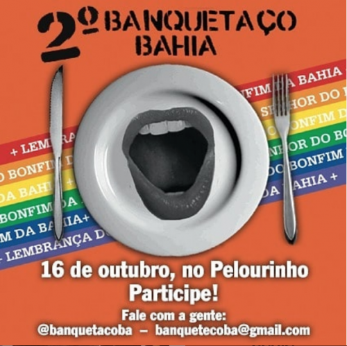 DIA MUNDIAL DA ALIMENTAÇÃO | 2º Banquetaço Bahia acontece dia 16 de outubro, no Pelourinho, em Salvador